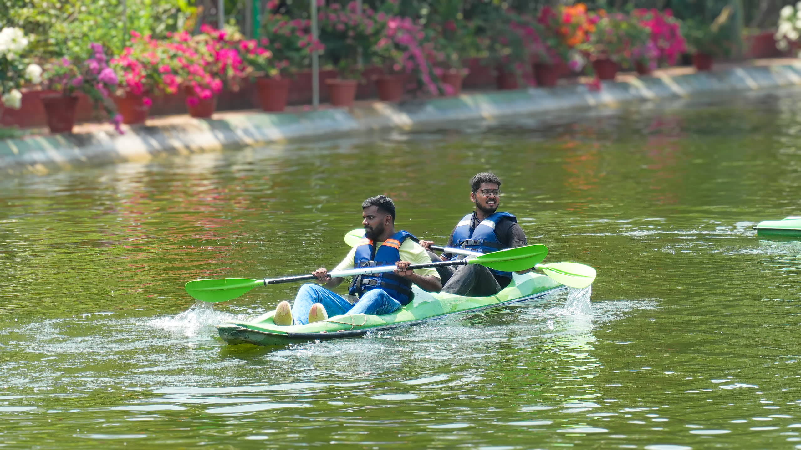 Kayaking at Thanima Farm Life